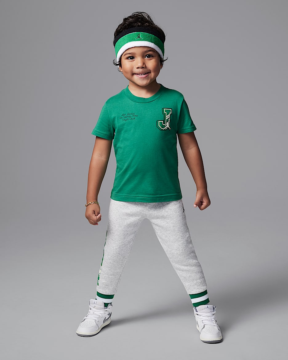 Conjunto de 2 piezas de pants infantil Jordan Court of Legends - Gris claro jaspeado