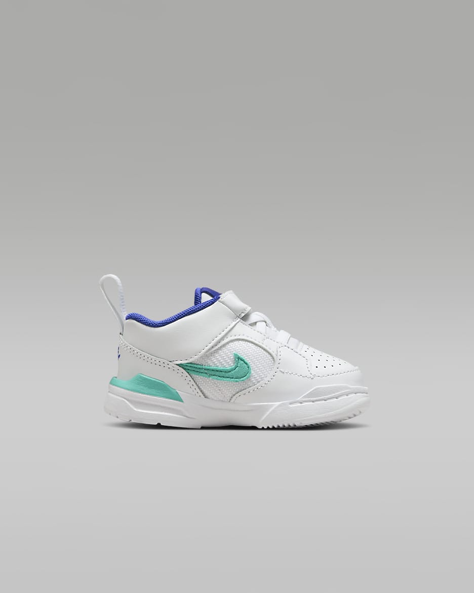 Chaussure Jordan Stadium 90 SE pour bébé et tout-petit - Blanc/Hyper Jade/Tangerine Tint/Hyper Royal