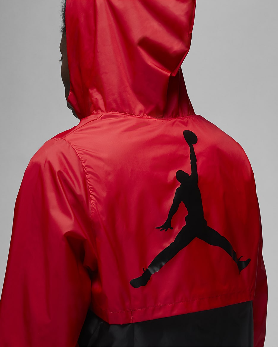 Jordan Essentials Men's Woven Jacket - Gym Red/Black/Black