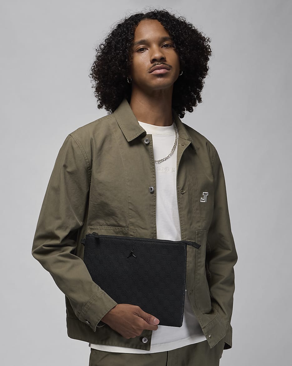 Bolsa (0.69 L) Jordan Monogram - Negro