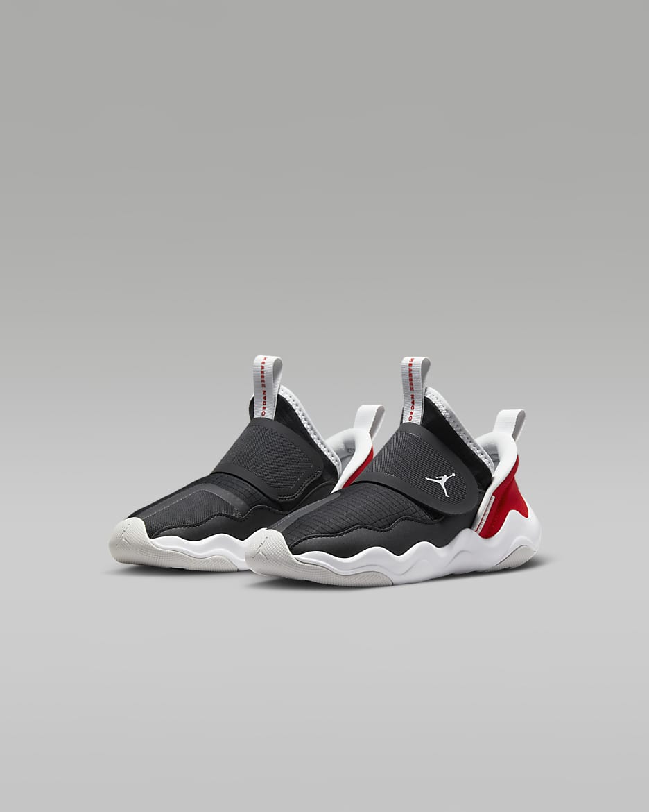 Jordan 23/7 Younger Kids' Shoes - Black/White/University Red