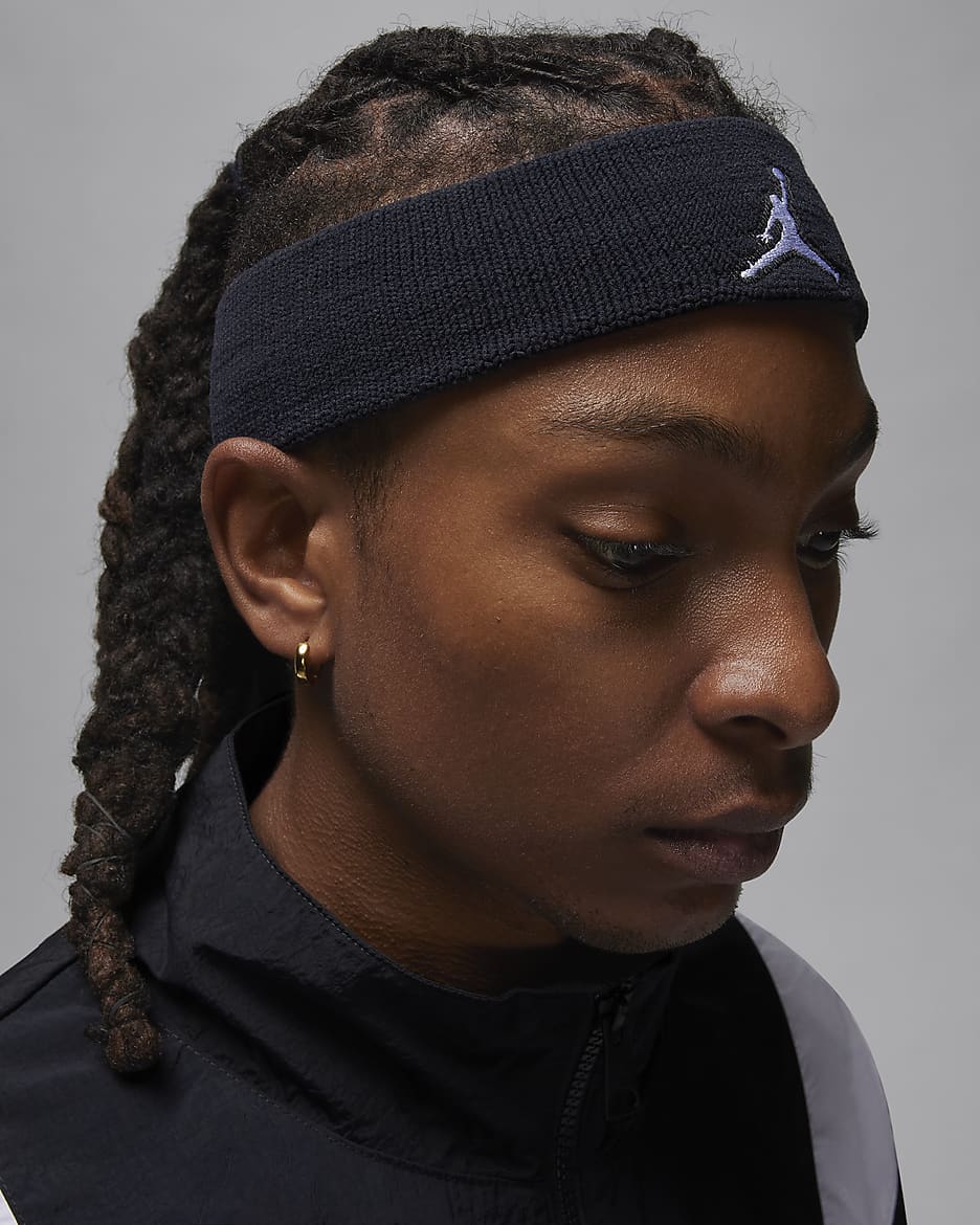 Jordan Dri-FIT Jumpman Headband - Black/White