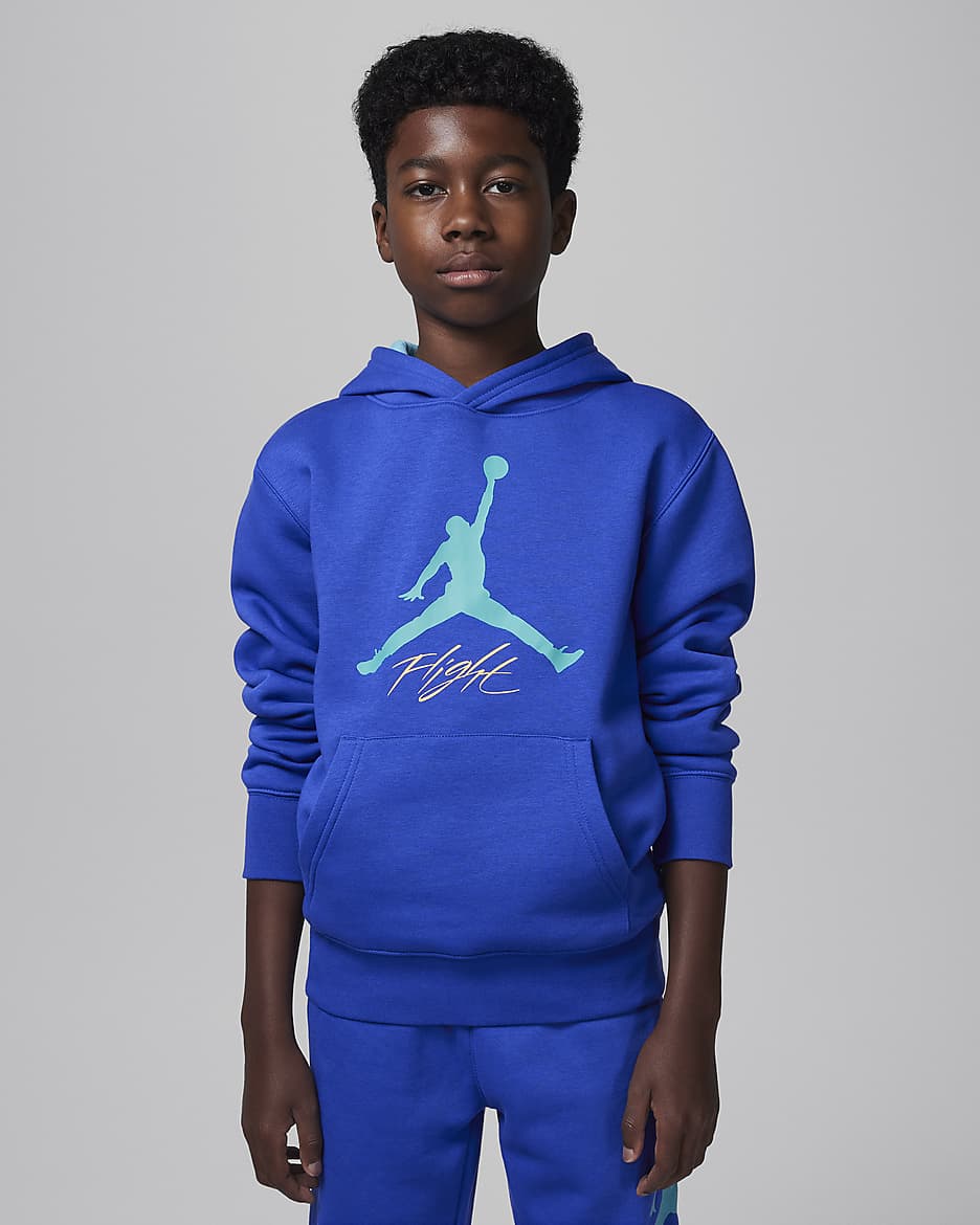 Felpa Jumpman Baseline Jordan – Ragazzo/a - Hyper Royal