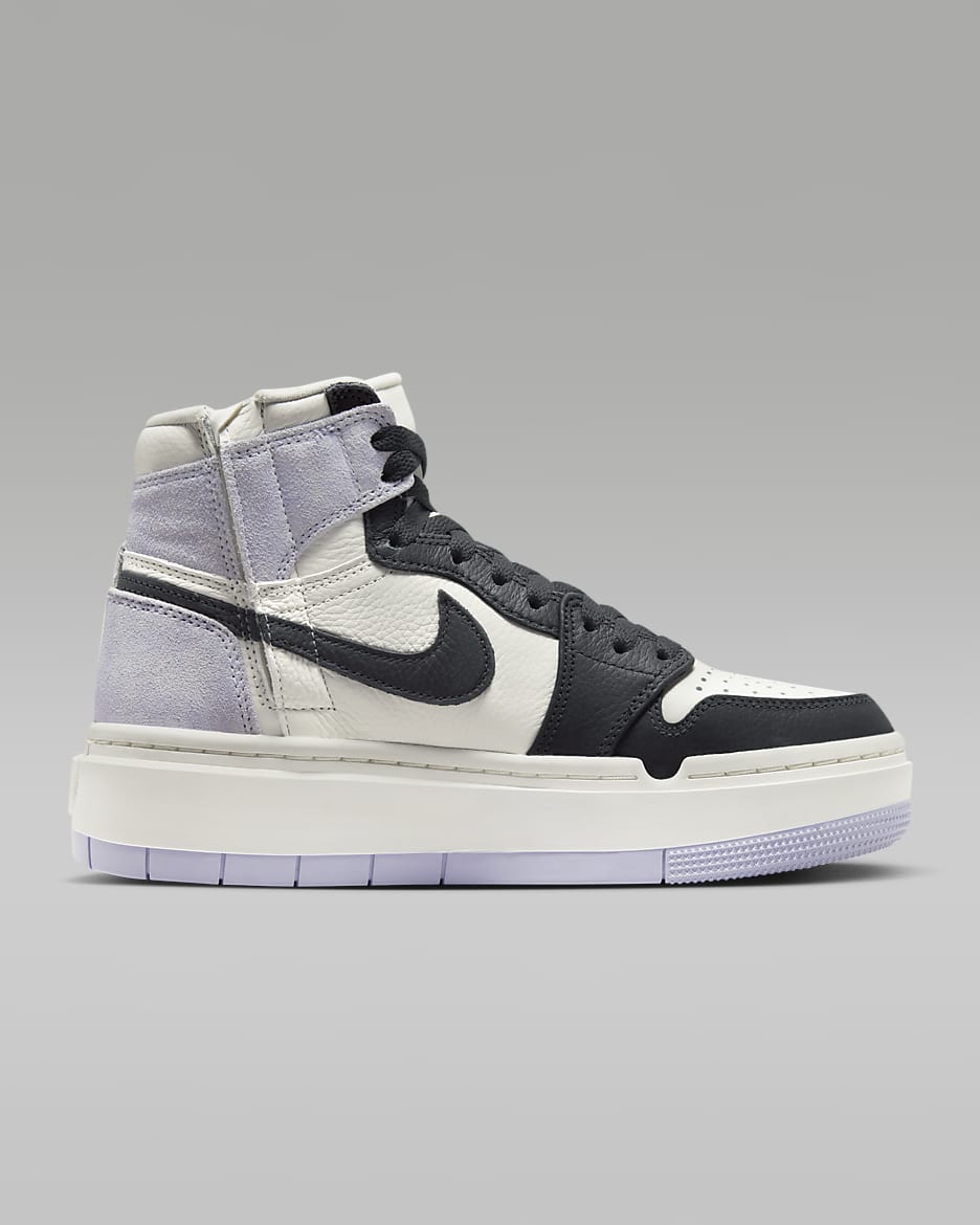 Chaussure Air Jordan 1 Elevate High pour Femme - Titanium/Sail/Dark Smoke Grey