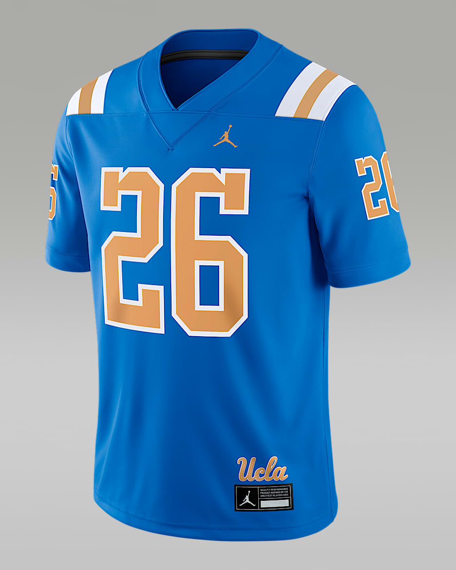 DeShaun Foster UCLA Men’s Jordan Brand Dri-FIT College Game Jersey - Light Blue