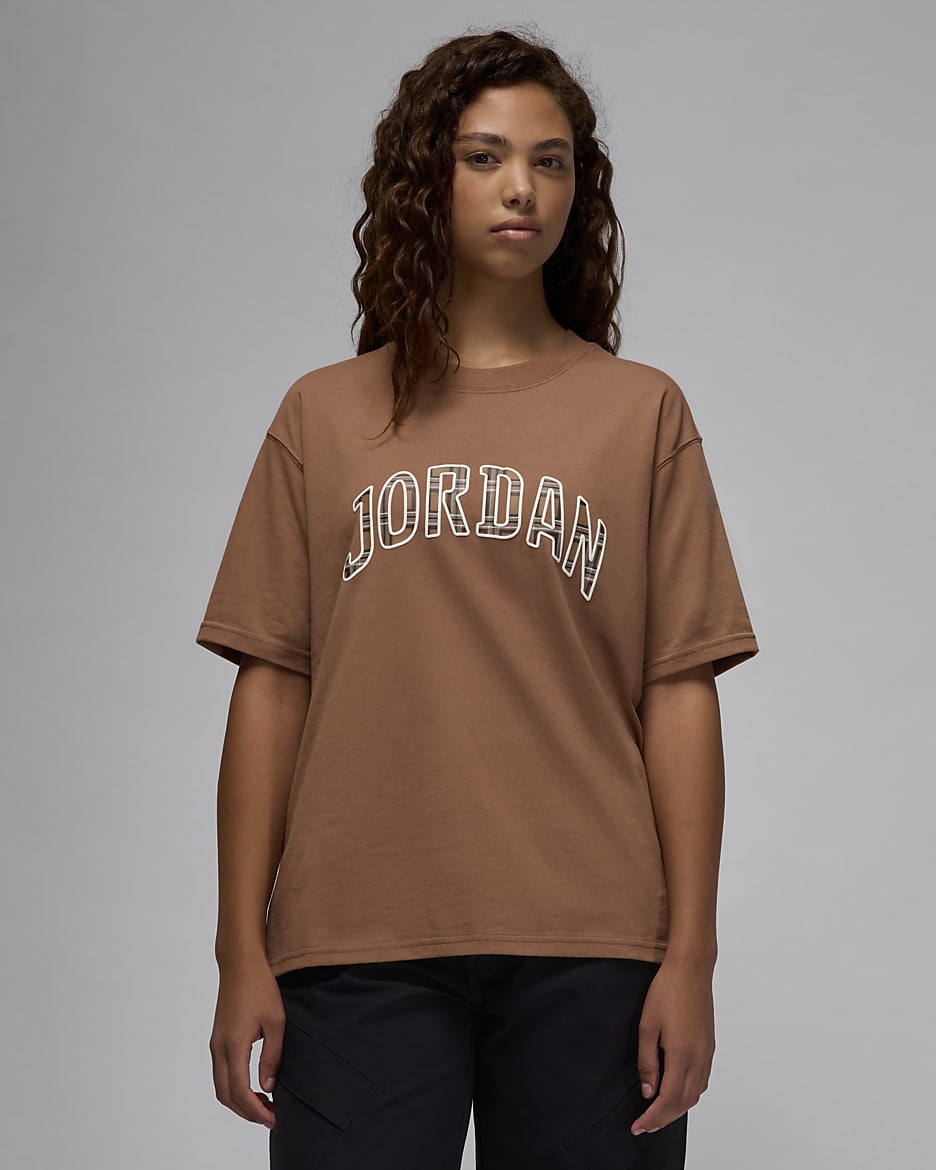 Jordan Women's Graphic T-Shirt - Archaeo Brown/Sail