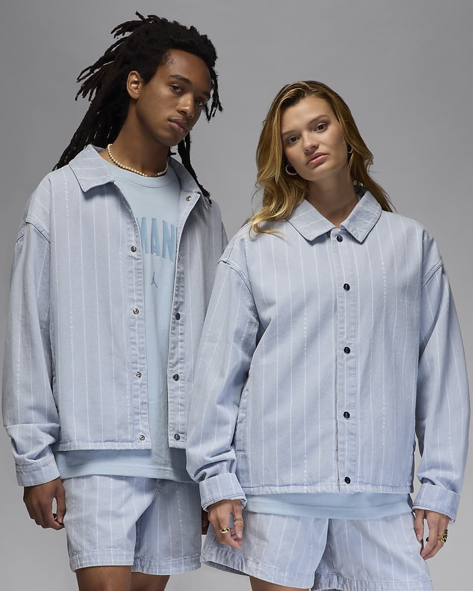 Jordan x A Ma Maniére Men's Jacket - Light Armory Blue