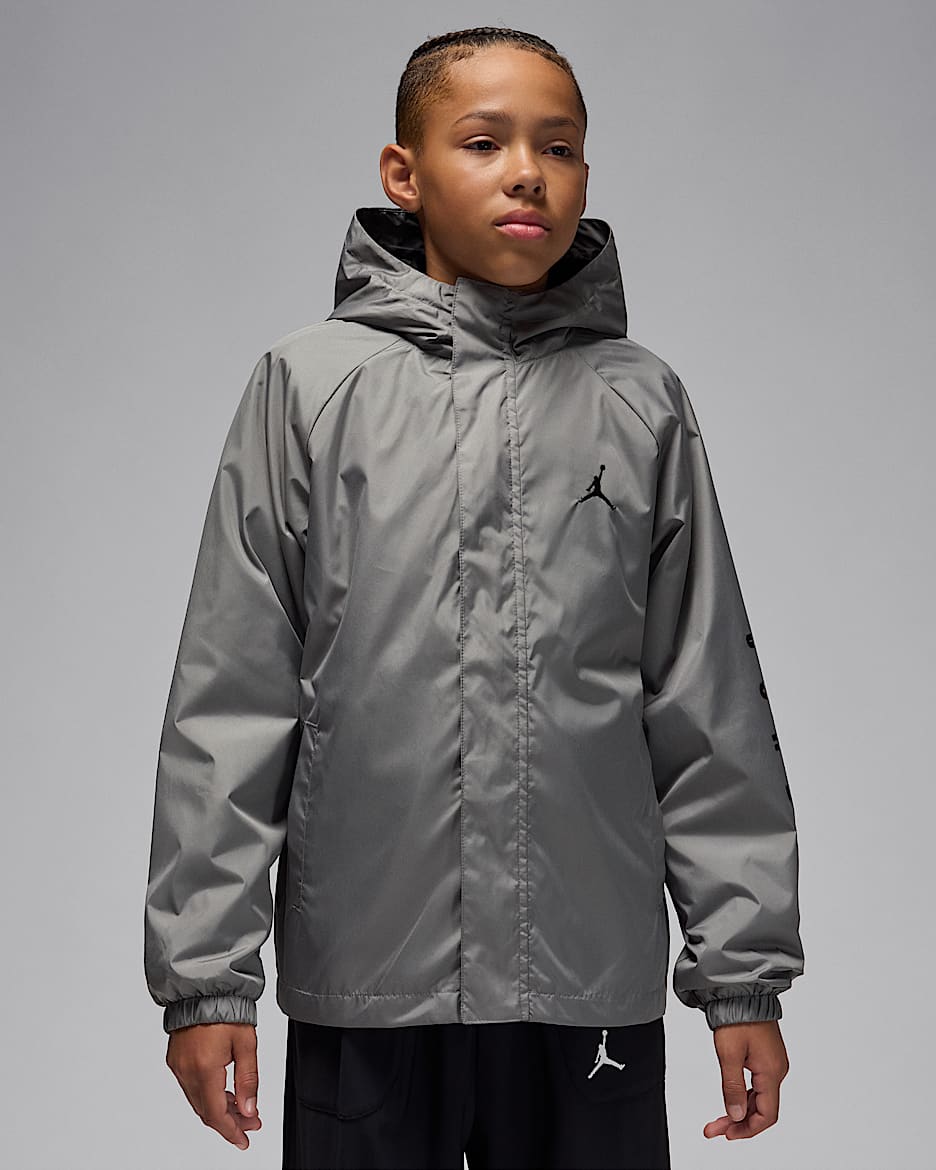 Jordan Big Kids' 3-In-1 System Jacket - Smoke Grey