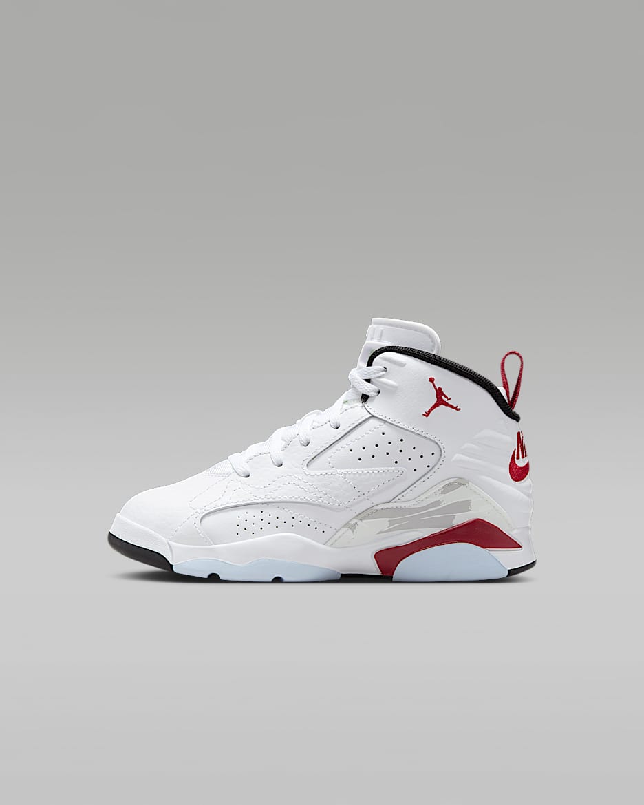 Scarpa Jumpman MVP – Bambino/a - Bianco/Nero/Summit White/Varsity Red