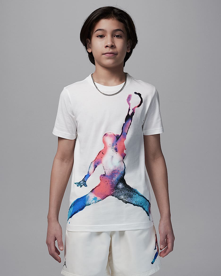 T-shirt Poolside Jumpman Jordan – Ragazzo/a - Sail