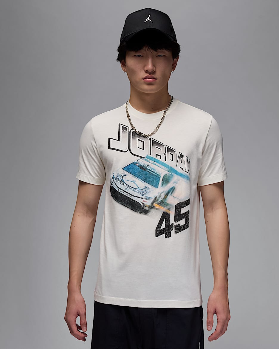 Jordan Brand Men's T-Shirt - Sail/Off-Noir