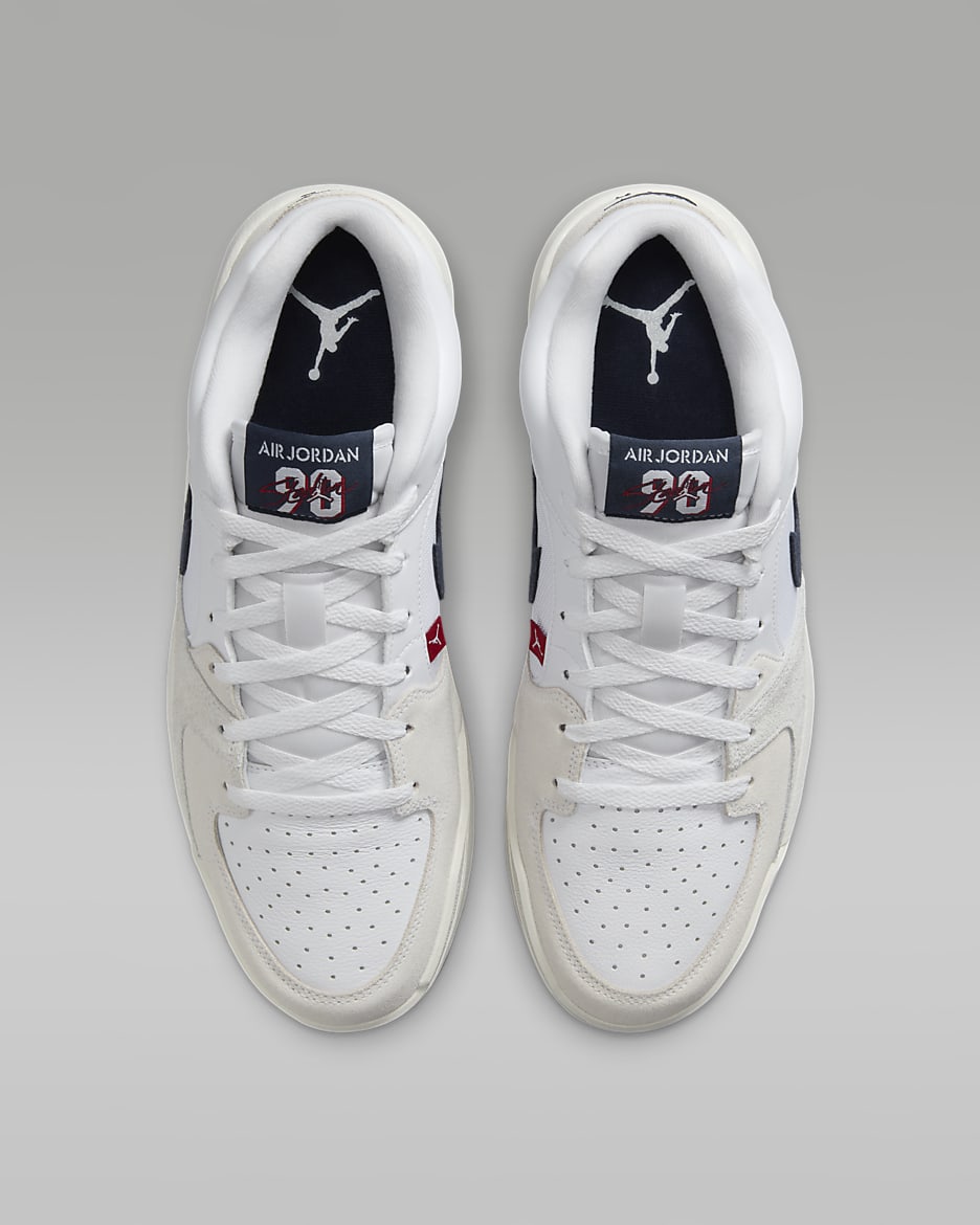 Jordan Stadium 90 男鞋 - 白色/Varsity Red/Sail/Midnight Navy