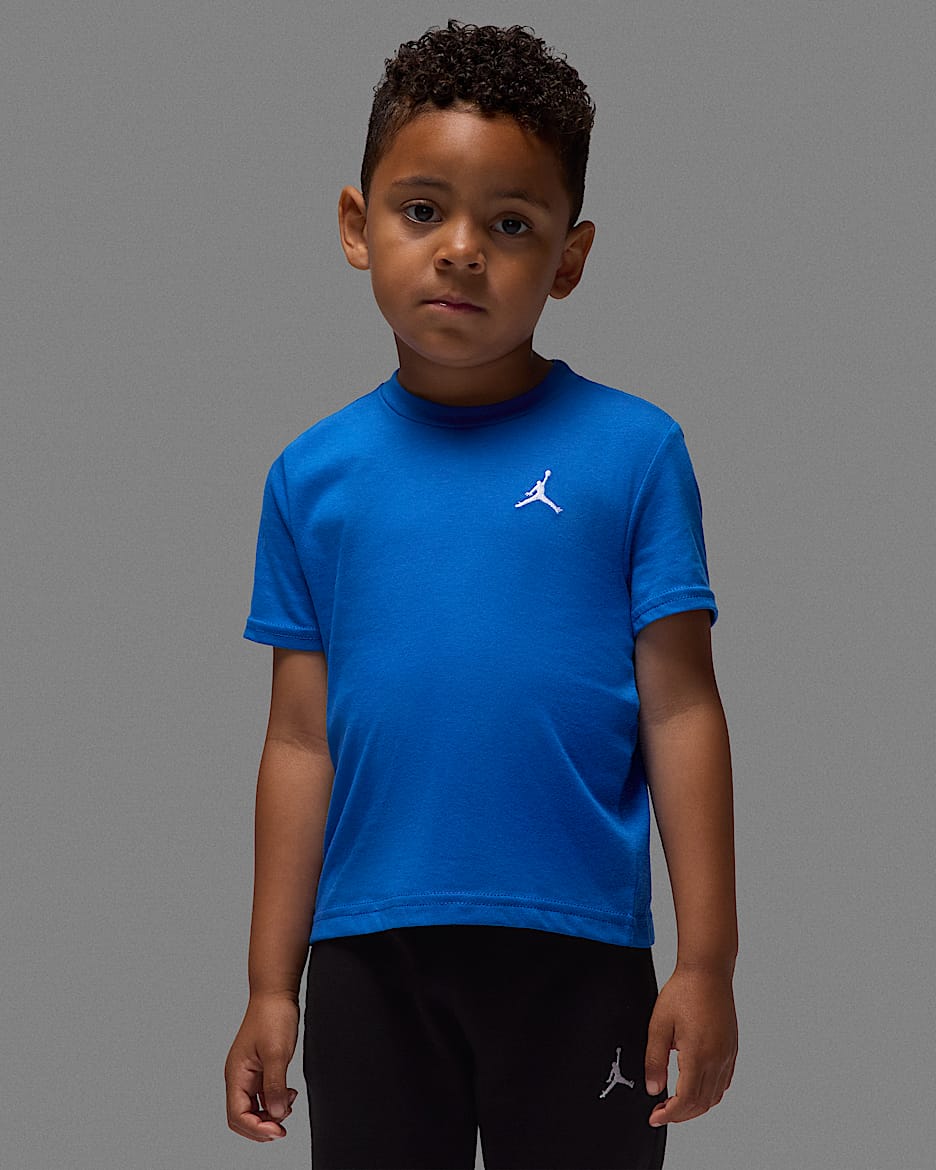 Playera bordada infantil Jumpman Air Jordan - Azul deportivo