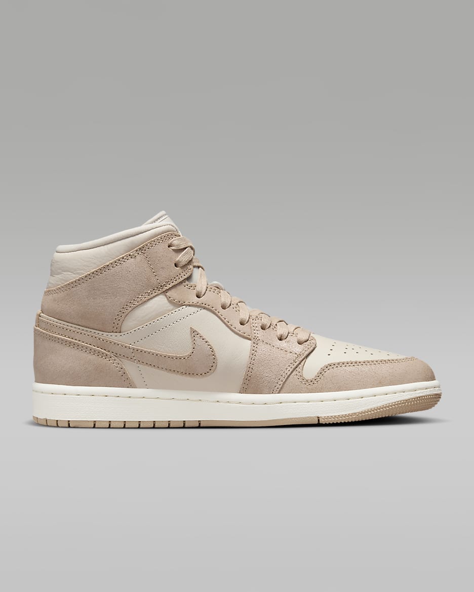 Air Jordan 1 Mid SE Women's Shoes - Legend Light Brown/Sail/Legend Medium Brown