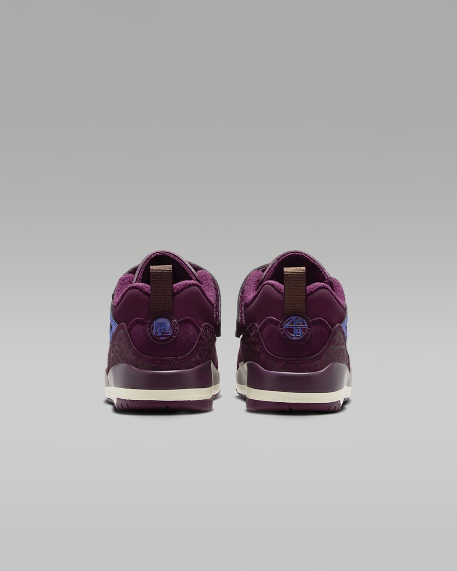 Jordan Spizike Low Younger Kids' Shoes - Bordeaux/Sail/Hyper Royal