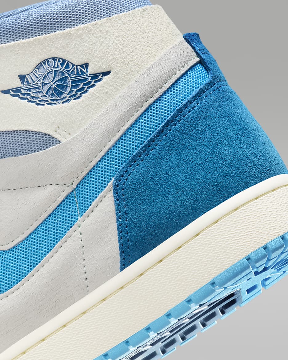 รองเท้าผู้ชาย Air Jordan 1 Zoom CMFT 2 - Sail/Blue Grey/Light Silver/Dark Powder Blue