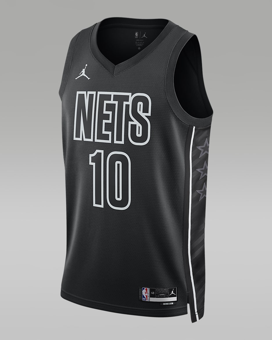 Maillot Jordan Dri-FIT NBA Swingman Brooklyn Nets Statement Edition - Noir