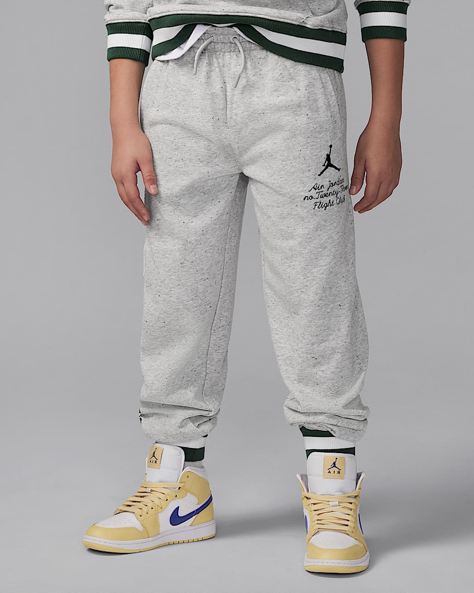 Pants Court of Legends para niños talla grande Jordan - Gris claro jaspeado