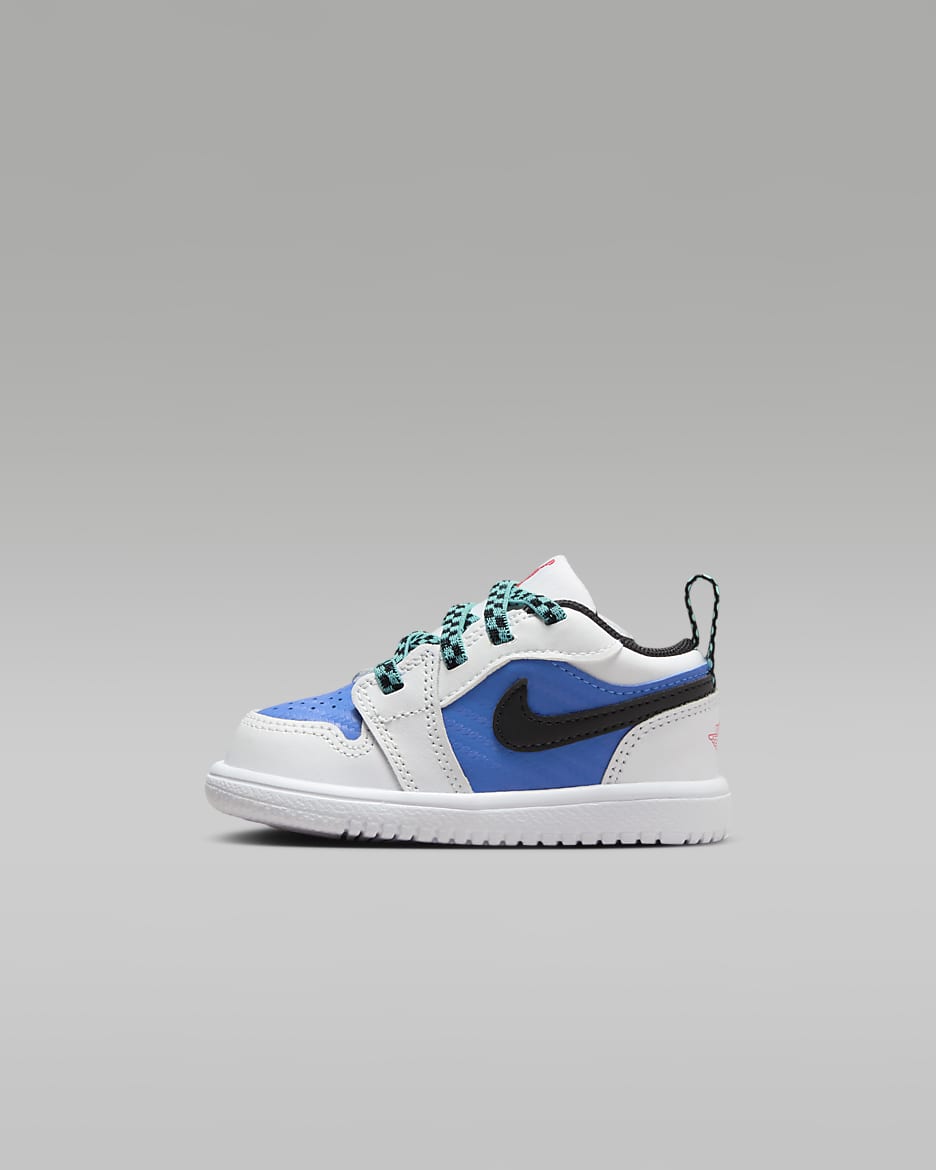 Jordan 1 Low Alt SE Baby/Toddler Shoes - White/Hyper Royal/Hyper Jade/Black