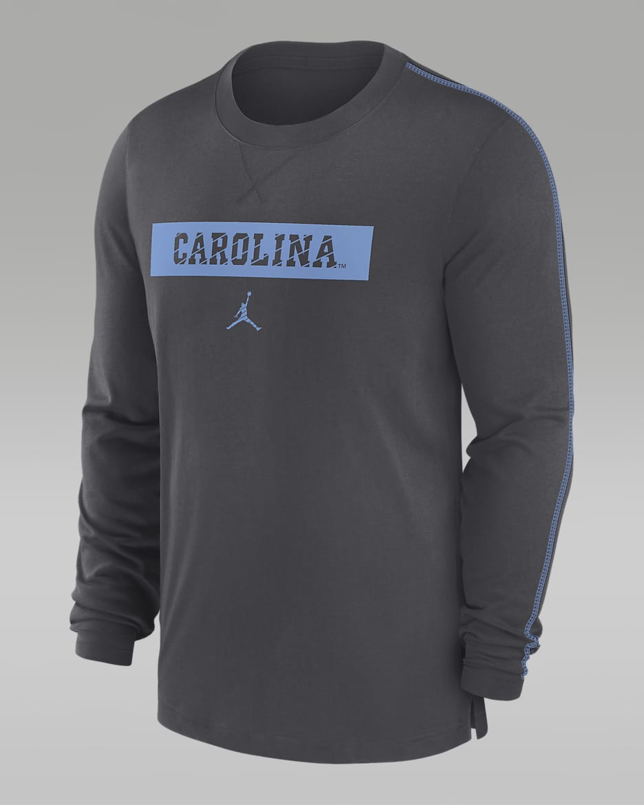 North Carolina Tar Heels Sideline Player Men's Jordan Dri-FIT College T-Shirt - Anthracite