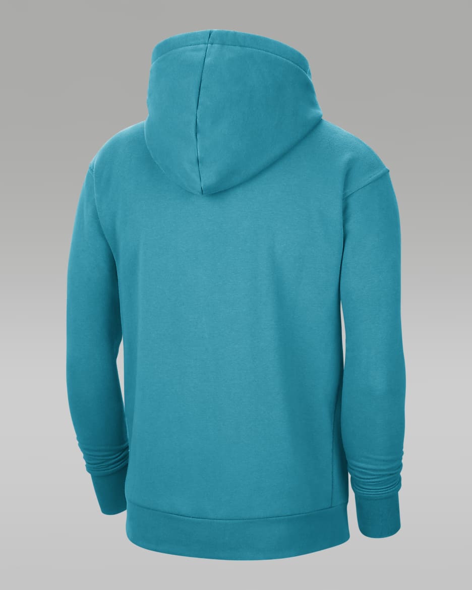 Charlotte Hornets Essential Men's Jordan NBA Fleece Pullover Hoodie - Rapid Teal