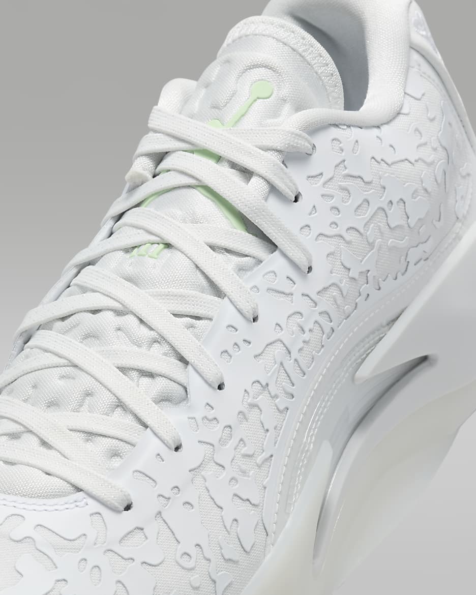 Tenis de básquetbol Zion 3 - Blanco/Blanco cáscara de huevo/Espuma rosa/Verde vapor