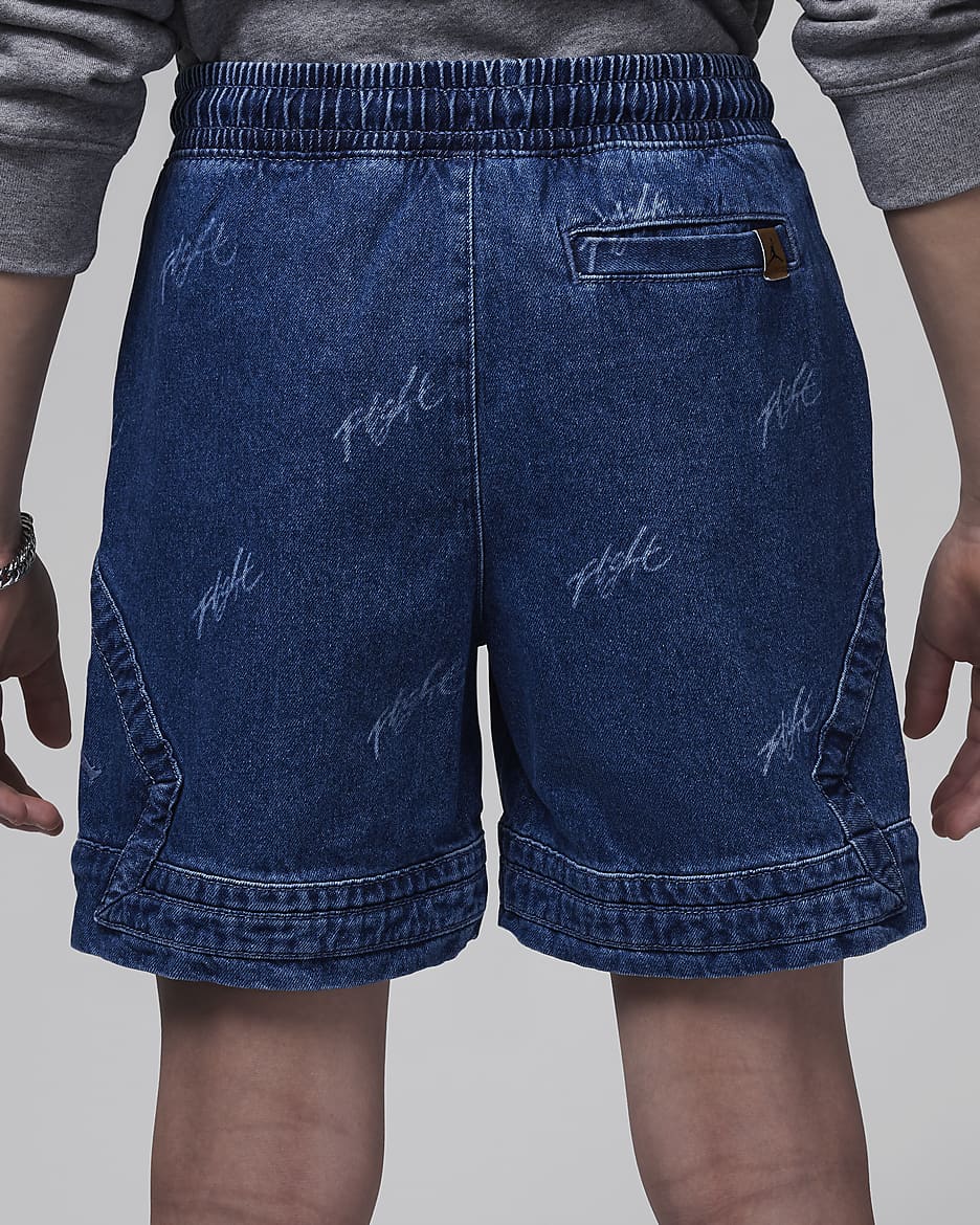 Shorts in denim Jordan MJ Flight Heritage – Ragazzo/a - Blue Grey