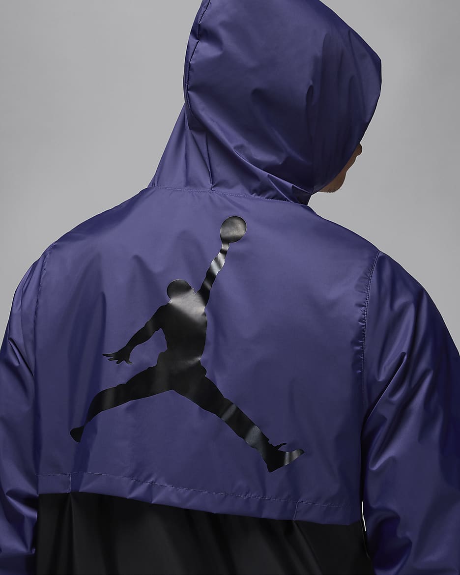 Jordan Essentials Chaqueta de tejido Woven - Hombre - Sky J Purple/Negro/Negro