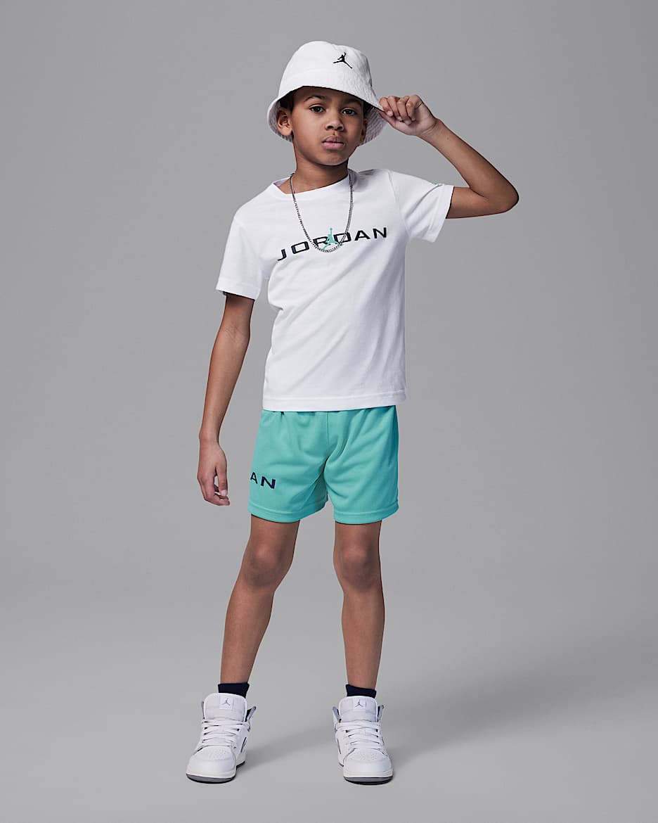 Ensemble deux pièces avec short en mesh Baseline Jordan pour enfant - Washed Teal