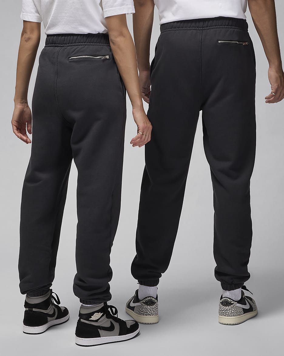 Air Jordan Wordmark Men's Fleece Trousers - Off-Noir