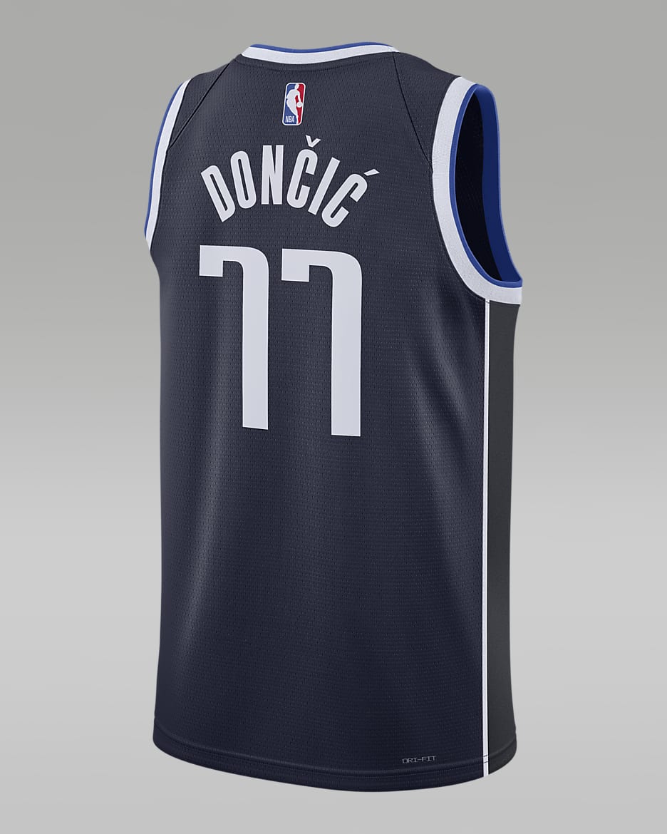 Dallas Mavericks Statement Edition Jordan Dri-FIT NBA Swingman férfimez - College Navy