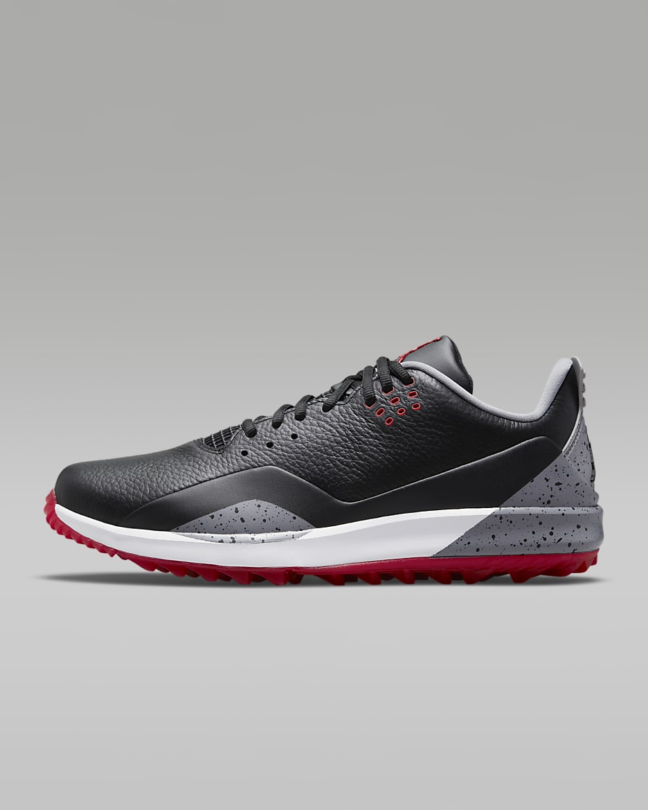 Calzado de golf para hombre Jordan ADG 3 - Negro/Gris cemento/Pasión