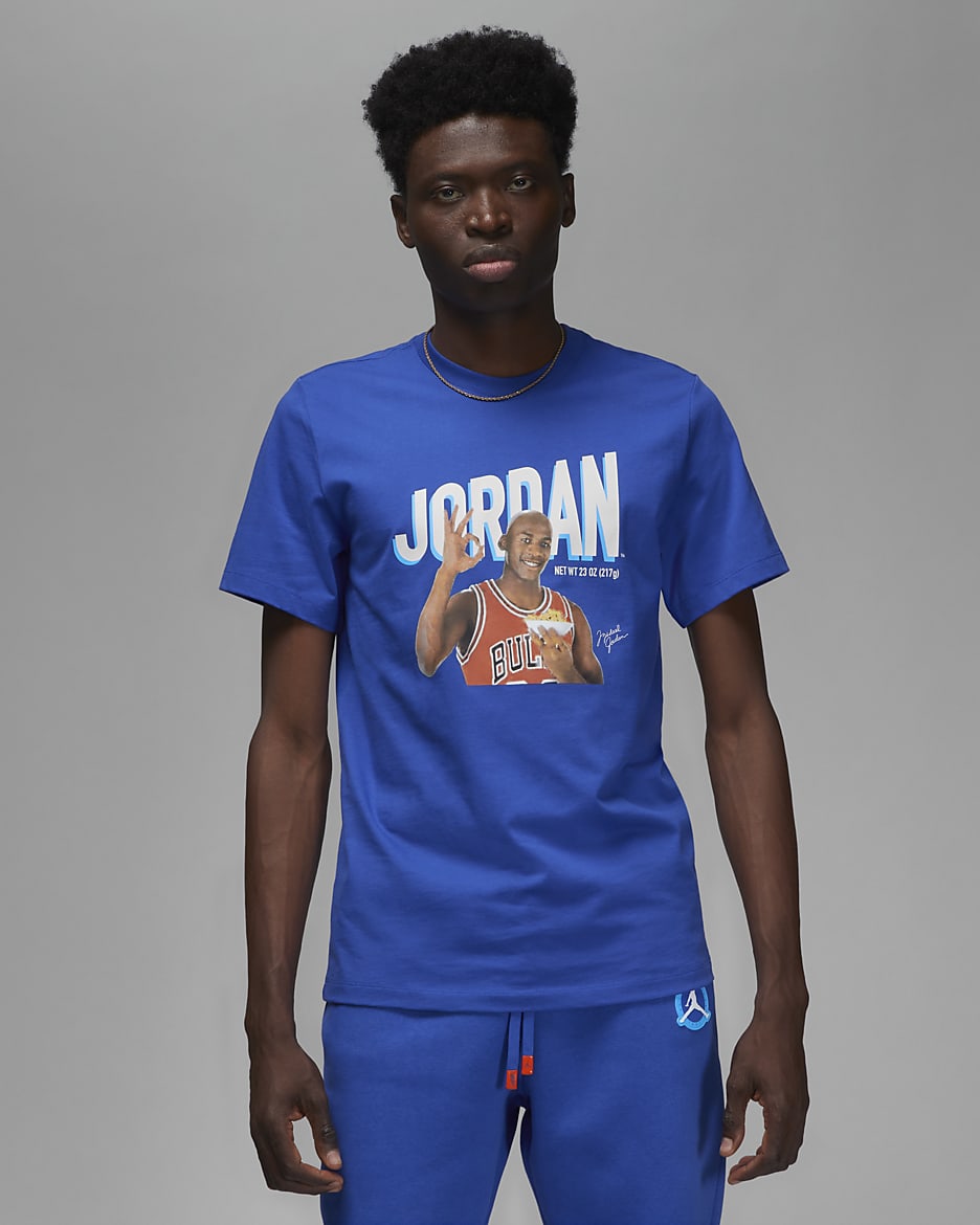 Jordan Flight MVP Men's Graphic T-Shirt - Game Royal/Phantom