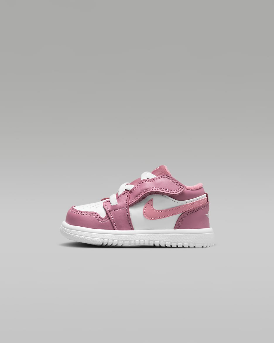 Jordan 1 Low Alt Baby & Toddler Shoes - Desert Berry/White/Coral Chalk