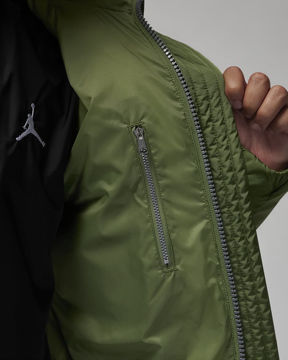 Jordan Essentials Puffer-Jacke für Herren - Sky J Light Olive/Sail