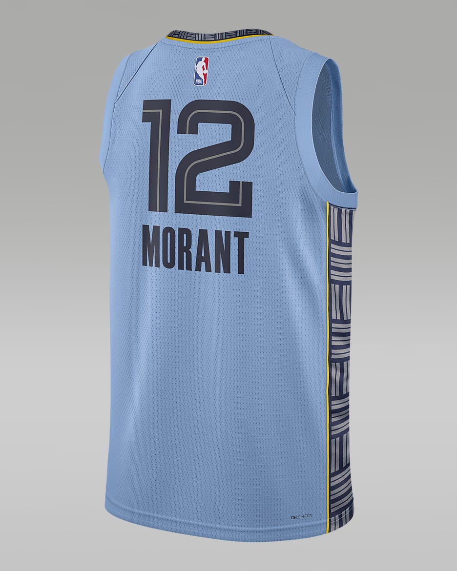 Memphis Grizzlies Statement Edition Men's Jordan Dri-FIT NBA Swingman Jersey - Light Blue