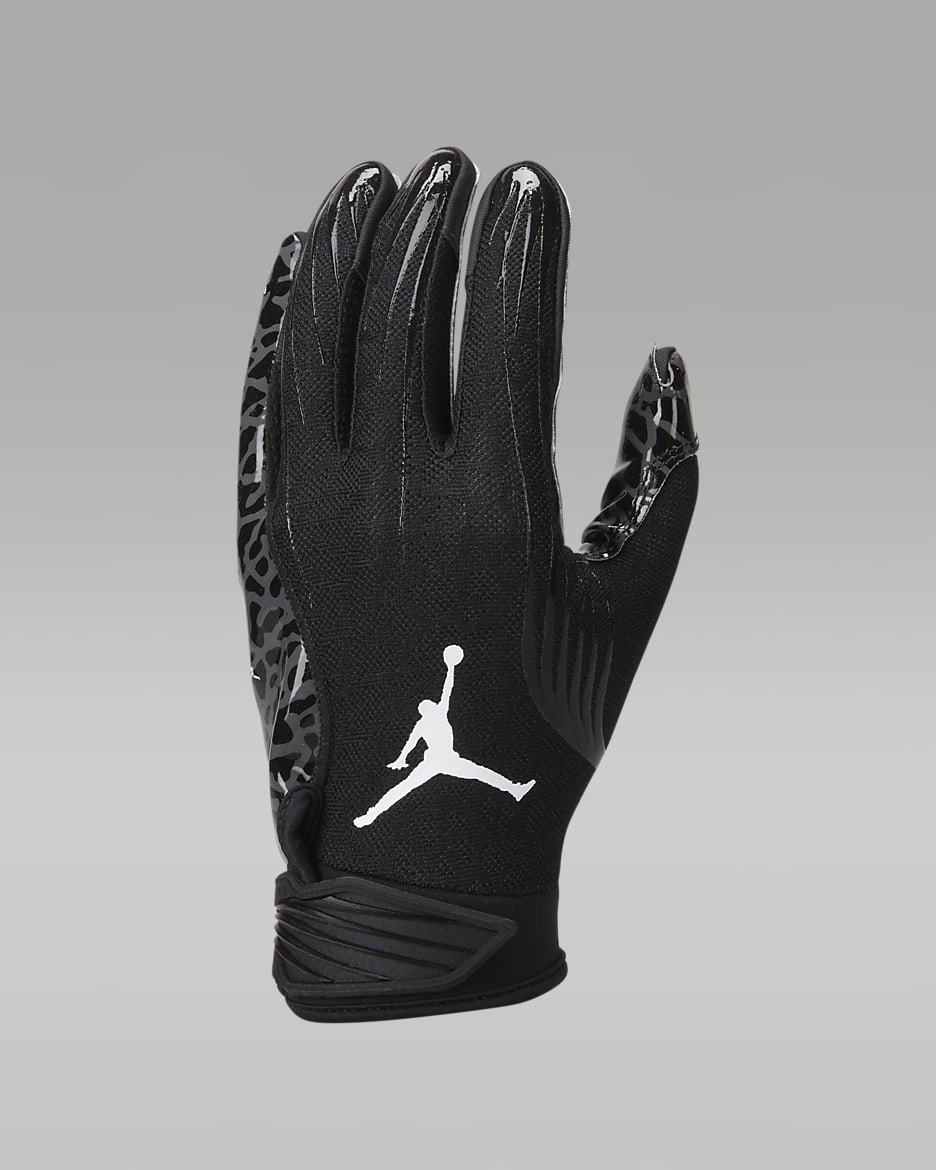 Jordan Fly Lock Football Gloves (1 Pair) - Black