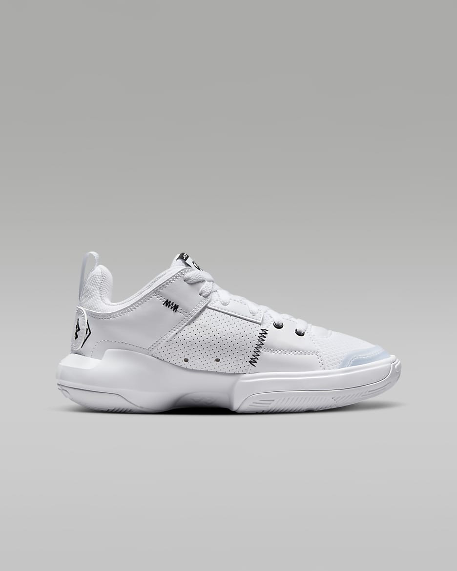 Chaussure Jordan One Take 5 pour ado - Blanc/Arctic Punch/Noir