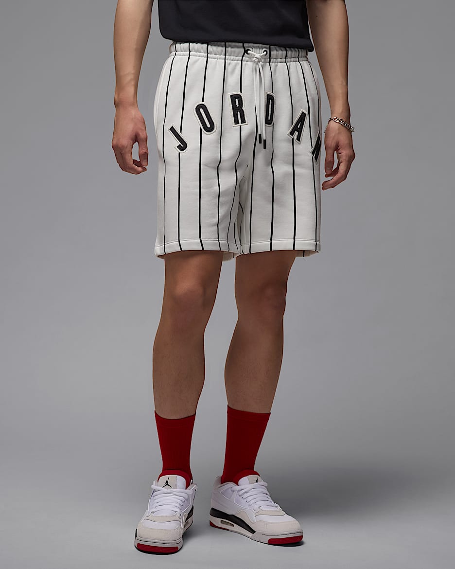 Jordan Brooklyn Fleece Men's Shorts - Summit White/Off Noir