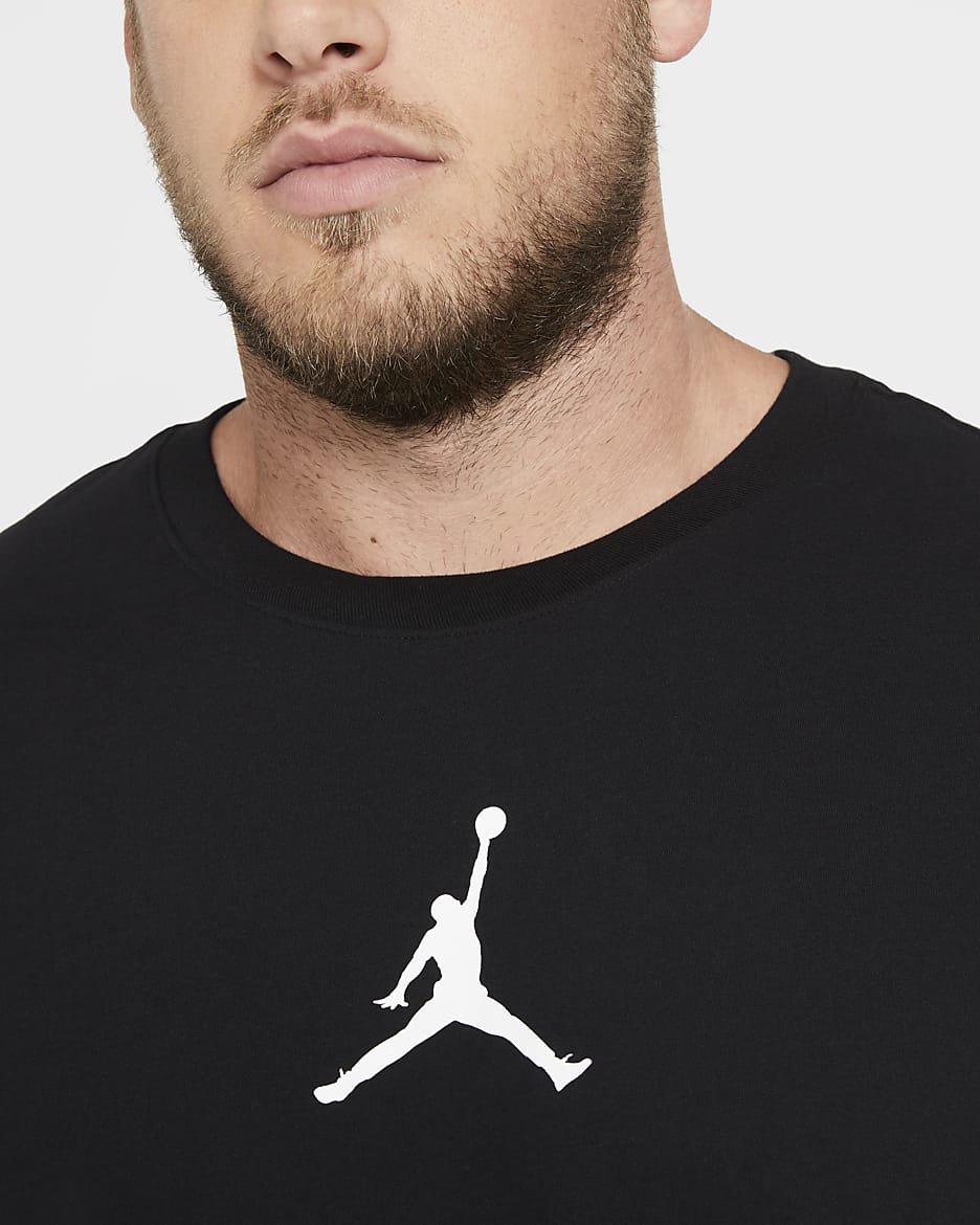 T-shirt Jordan Jumpman för män - Svart/Vit