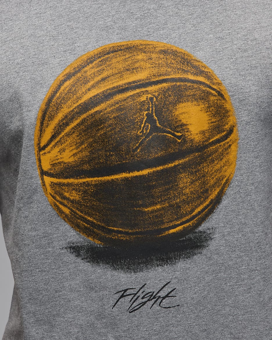 Ανδρικό T-Shirt Jordan - Carbon Heather/Μαύρο