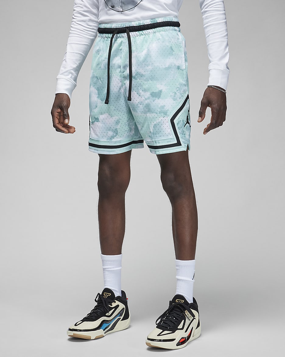 Jordan Dri-FIT Sport 男款 Diamond 短褲 - Jade Ice/黑色/黑色