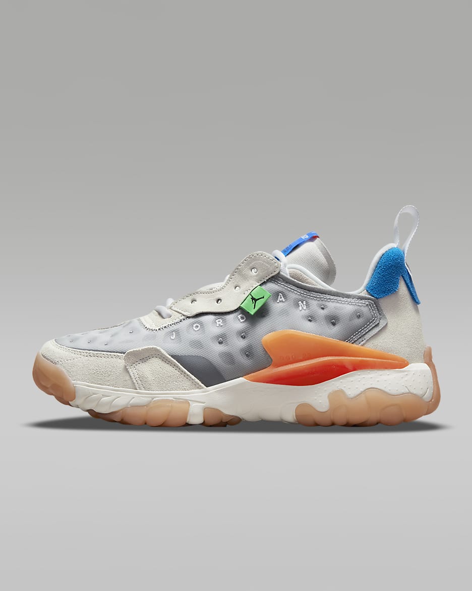Jordan Delta 2 Herenschoen - Light Smoke Grey/Total Orange/Light Photo Blue/Wit