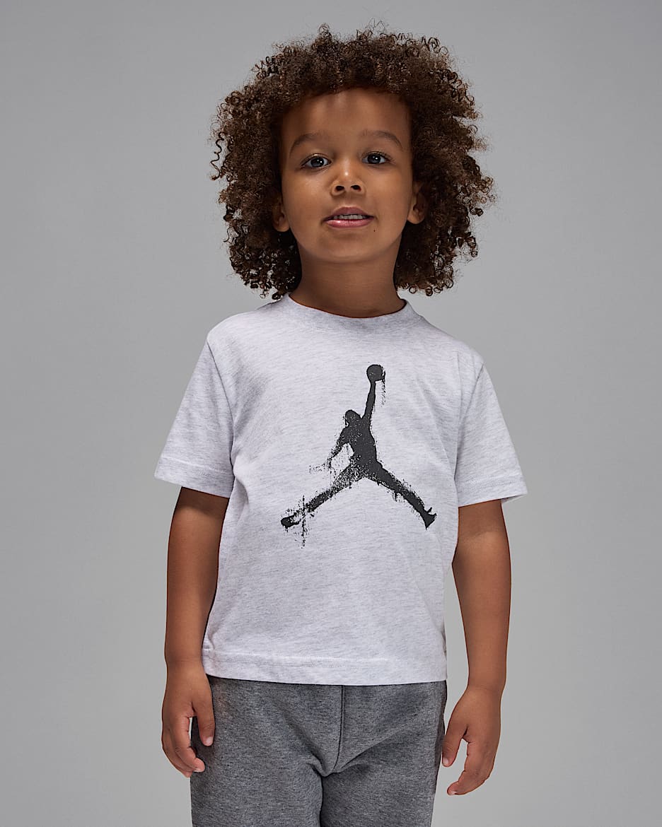 Jordan Flight Essentials Toddler Printed T-Shirt - Birch Heather