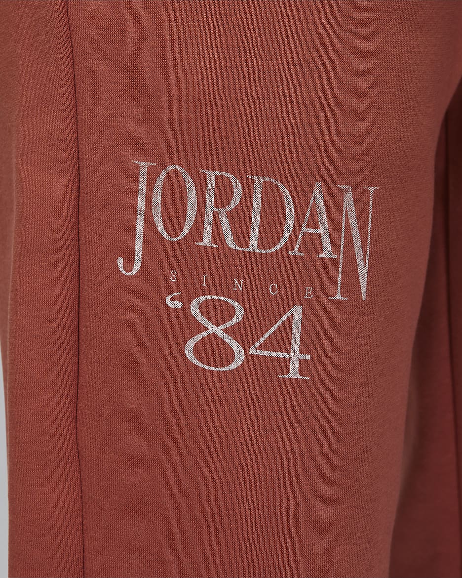 Jordan Brooklyn Fleece damesbroek - Dusty Peach/Sail