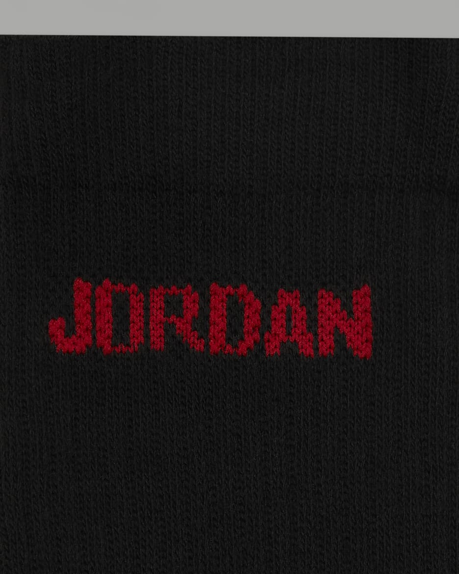 Jordan Legend Big Kids' Crew Socks (6 Pairs) - Black