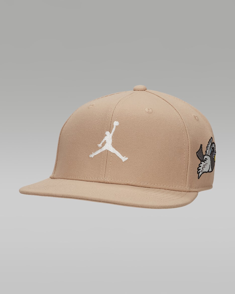 Jordan Pro Cap Adjustable Hat - Hemp/White/Sail