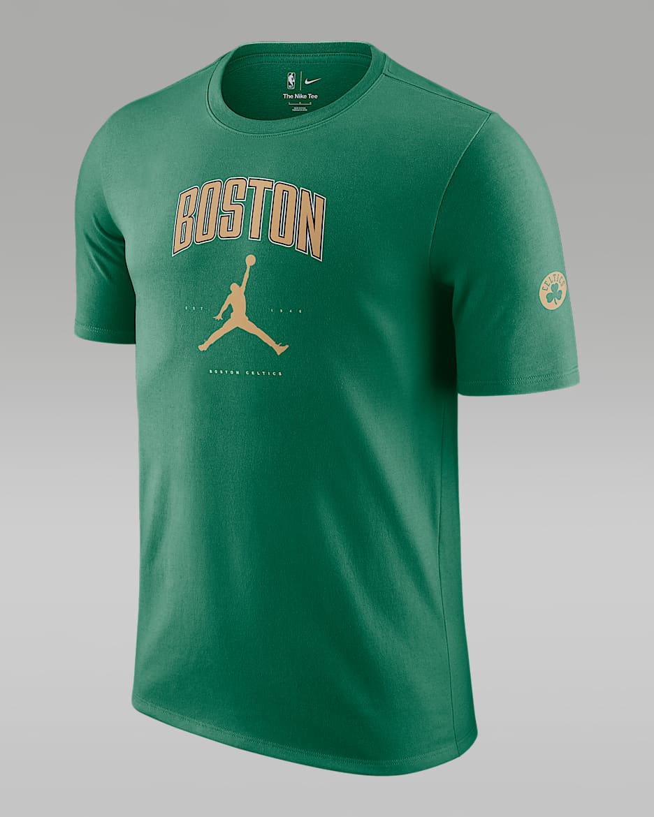 Playera Jordan de la NBA para hombre Boston Celtics Essential - Trébol
