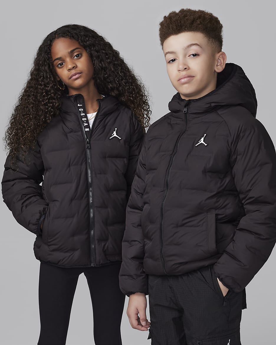 Jordan Big Kids' Welded Puffer Jacket - Black