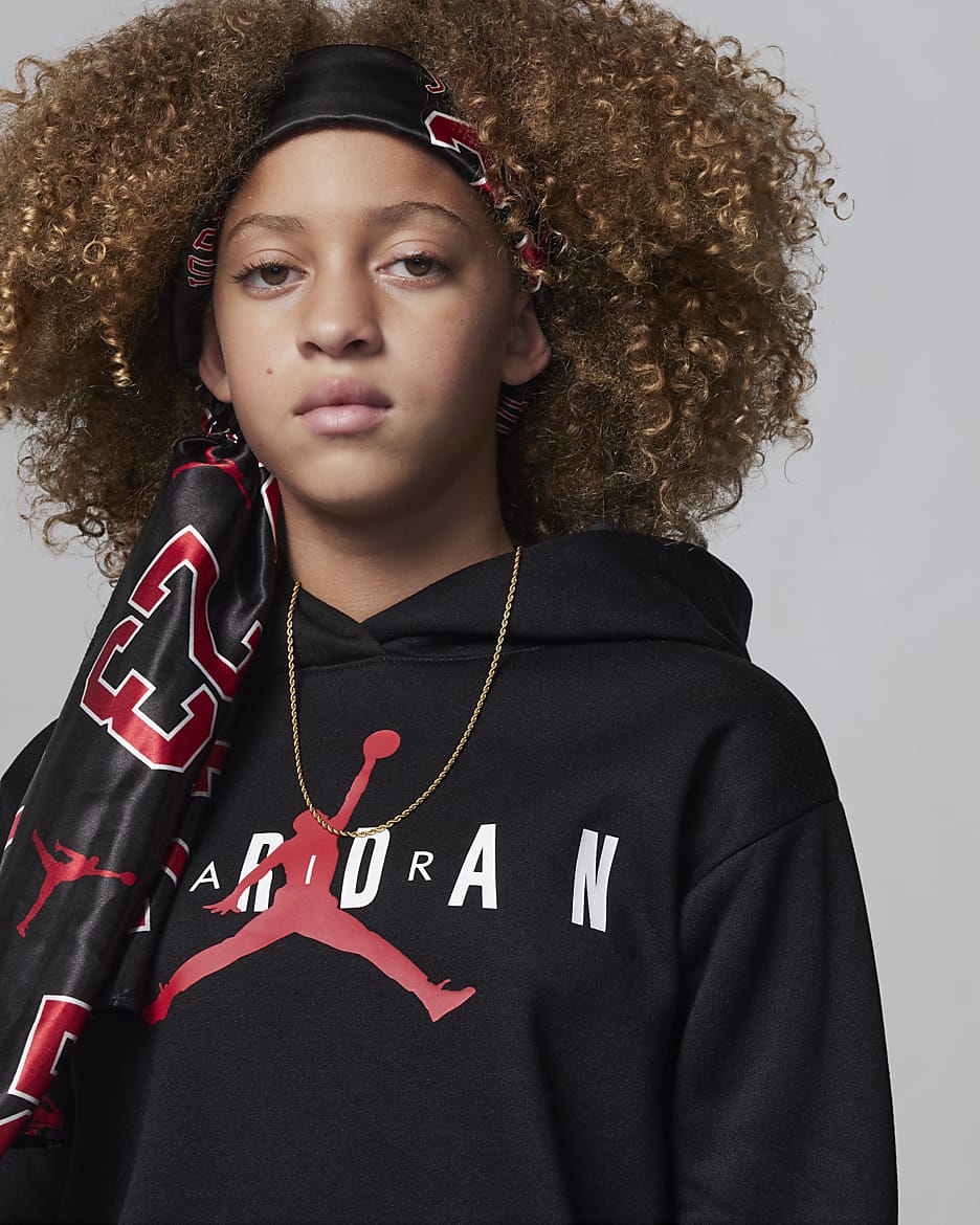 Jordan Older Kids' Jumpman Sustainable Pullover Hoodie - Black